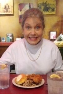My plate was piled higher than Timberley's at Mert's Heart & Soul in Charlotte.